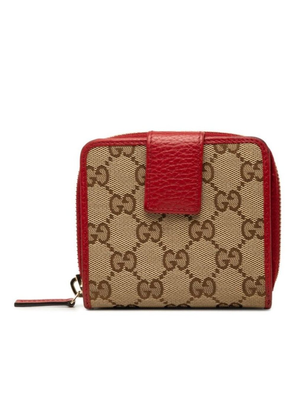 Gucci GG Canvas Bifold Wallet Beige